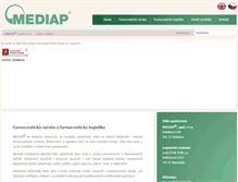 Tablet Screenshot of mediap.cz